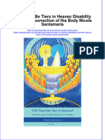 (Download PDF) Will There Be Tiers in Heaven Disability and The Resurrection of The Body Nicola Santamaria Ebook Online Full Chapter