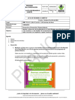 Acta Dia de La Salud Mental - Cdi - Sonrisas de Amor