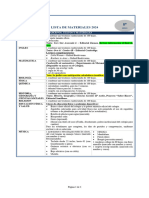 Lista de Materiales y Textos II° Medio 2024