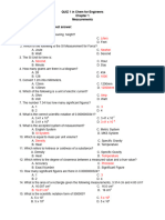 QUIZ 1 in Chem For Engineers