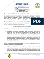 Acta de Eleccion de Padres y Estudiantes 2024