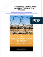 The Israeli Palestinian Conflict What Everyone Needs To Know Dov Waxman Full Chapter PDF