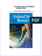 Federal Tax Research 10Th Edition PDF Full Chapter PDF