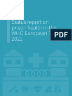 Status Report On Prison Health in The WHO European Region 2022