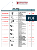 Pricelist of Hikvision (TVI) - (SDP-SRP) - MARCH 2024 Updated