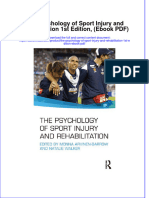 The Psychology of Sport Injury and Rehabilitation 1St Edition PDF Full Chapter PDF