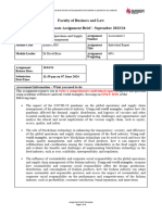 BAL 2324 BABM 2005 Assessment 2 Brief 2023 - 24