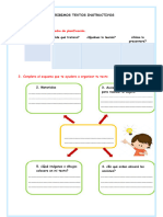 Ficha Comu Mier 22 Escribimos Texto Instructivo 933623393 Prof Yessenia