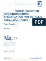 Specification For Metallic Expansion Joints