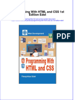 (Download PDF) Programming With HTML and Css 1St Edition Edet Ebook Online Full Chapter