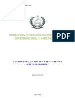 Minimum Health Services Delivery Package