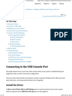 Netgate 6100 Security Gateway Manual - Connecting To The USB Console Port Netgate Documentation