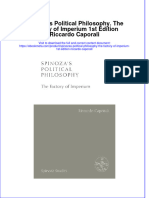 Downloadpdfmeta - 810 (Download PDF) Spinozas Political Philosophy The Factory of Imperium 1St Edition Riccardo Caporali Ebook Online Full Chapter