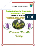 Proyecto de Biohuerto Escolar