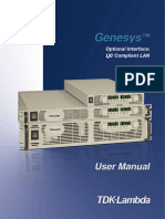 Genesystm Lan Interface Manual 1u