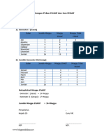 Contoh Format Pekan Efektif Dan Jam Efektif Belajar