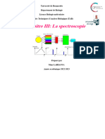 Chapitre 3 Spectroscopie - A 2023