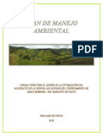 Plan de Manejo Ambiental Acueducto Vereda Las Iglesias