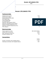 Model: ZP120KCE-TFD: Technical Data