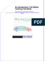 Marketing An Introduction 11th Edition Armstrong Test Bank