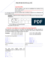 5ème - Cours2017 - Proportionnalité - Fiche-Élève