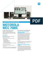 MCC 7500c Ip Dispatch Console Specification Sheet