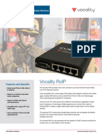 Cubic - Vocality - Datasheet - Non - LTE - (RoIP) Product Datasheet