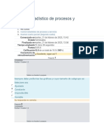 Control Estadístico de Procesos y Servicios Examen 4 Parcial Segunda Vuelta