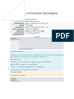 Creatividad e Innovación Tecnológica Examen Primer Parcial (Segunda Vuelta)