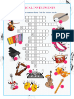 Musical Instruments Crossword