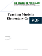 Teaching Music in Elementary Grades