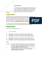 Factors That Affect Chemical Equilibrium