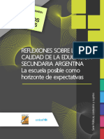 L Ferreyra Reflexiones Sobre La Calidad de La Educacion Secundaria