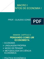 Mankiw Cap 2 Pensando Como Um Economista