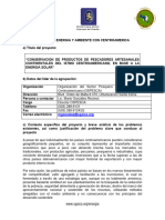 Formato de Perfiles de Proyectos - EJEMPLO DE PERFIL DEL PROYECTO 2