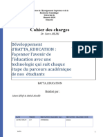 Cahier Des Charges