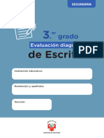 Escritura 3ero Diagnostica