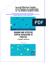 Full Chapter Banking and Effective Capital Regulation in Practice A Leadership Perspective 1St Edition Sophia Velez PDF