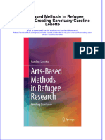 PDF Arts Based Methods in Refugee Research Creating Sanctuary Caroline Lenette Ebook Full Chapter