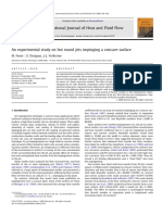 Fenot, Dorignac, Vullierme - 2008 - An Experimental Study On Hot Round Jets Impinging A Concave Surface