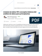 Análisis de Datos 101 - Conceptos Básicos Del Análisis de Datos para Principiantes