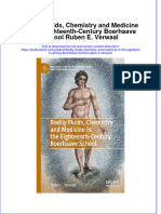 PDF Bodily Fluids Chemistry and Medicine in The Eighteenth Century Boerhaave School Ruben E Verwaal Ebook Full Chapter