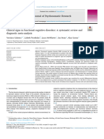 Clinical Signs in Functional Cognitive Disorders