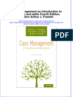 PDF Case Management An Introduction To Concepts and Skills Fourth Edition Edition Arthur J Frankel Ebook Full Chapter