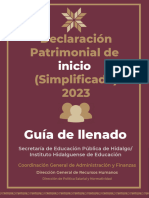 INICIAL - Guia Declaración Patrimonial 2023