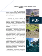 El Consumismo Desmedido y Su Impacto en El Ambiente y Otros Entornos