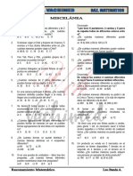 Miscelanea Analisis Combinatorio - Probabilidades