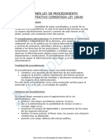 Resumen Ley de Procedimiento Administrativo Comentada Ley 19549 1