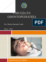 Anestesia y Cirugia en Odontopediatria