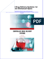 PDF Controlled Drug Delivery Systems 1St Edition Emmanuel Opara Ebook Full Chapter